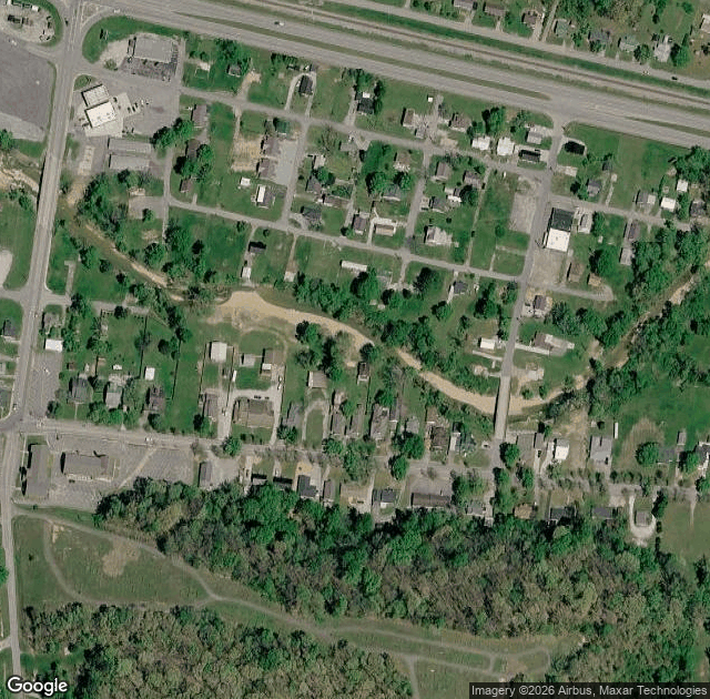 Aerial view of JMR Farms in Waverly, TN