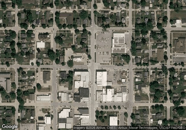 Aerial view of Kelly Tree Farm in Tipton, IA