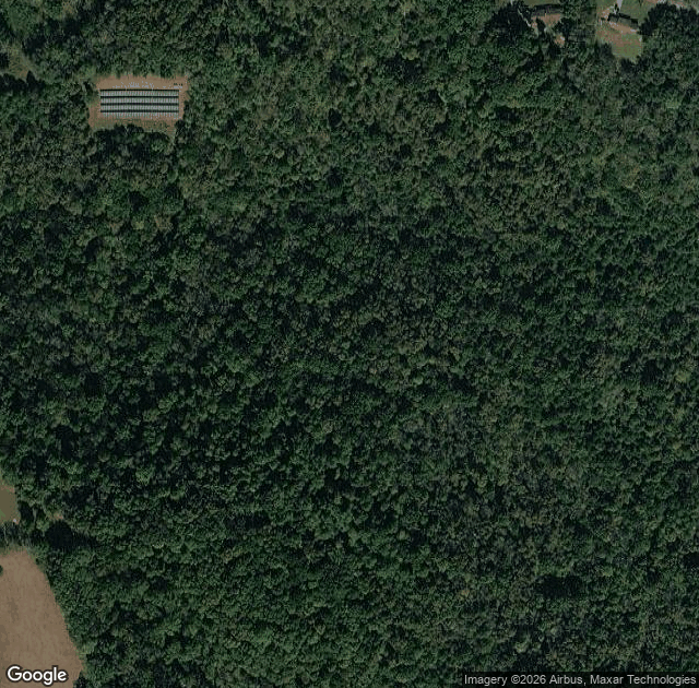 Aerial view of Kelso Creeks Christmas Tree Farm in Kelso, TN