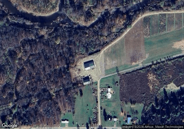Aerial view of LGL Tree Farm in Pittsfield, PA