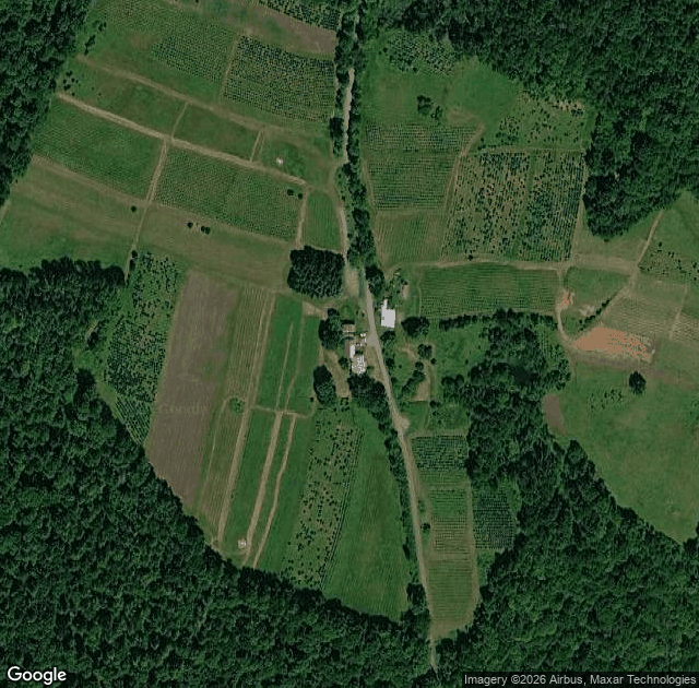 Aerial view of L.H. Stowell and Son in Brookfield, VT