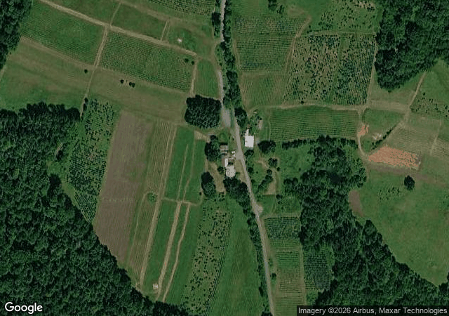 Aerial view of L.H. Stowell and Son in Brookfield, VT