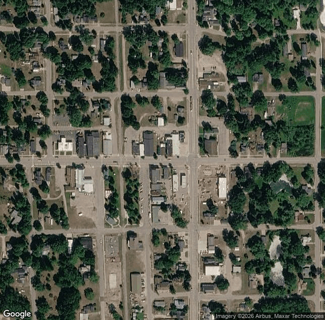 Aerial view of Little E's Trees in Manton, MI