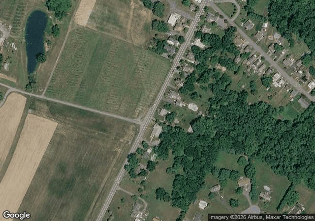 Aerial view of Mayne's Tree Farm in Buckeystown, MD