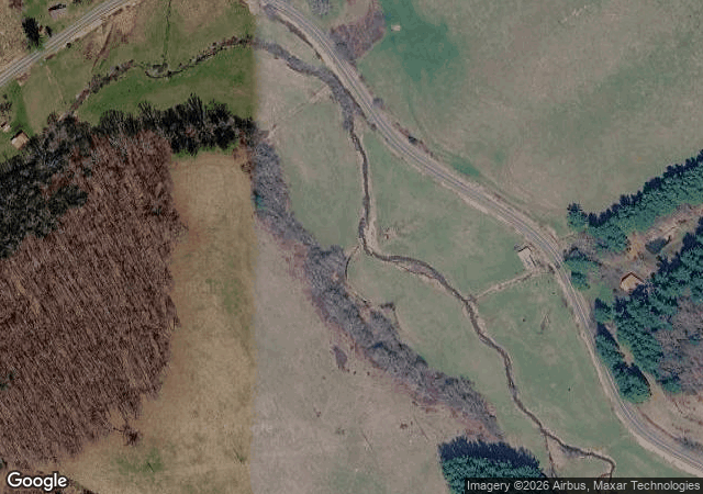 Aerial view of Mistletoe Meadows in Laurel Springs, NC