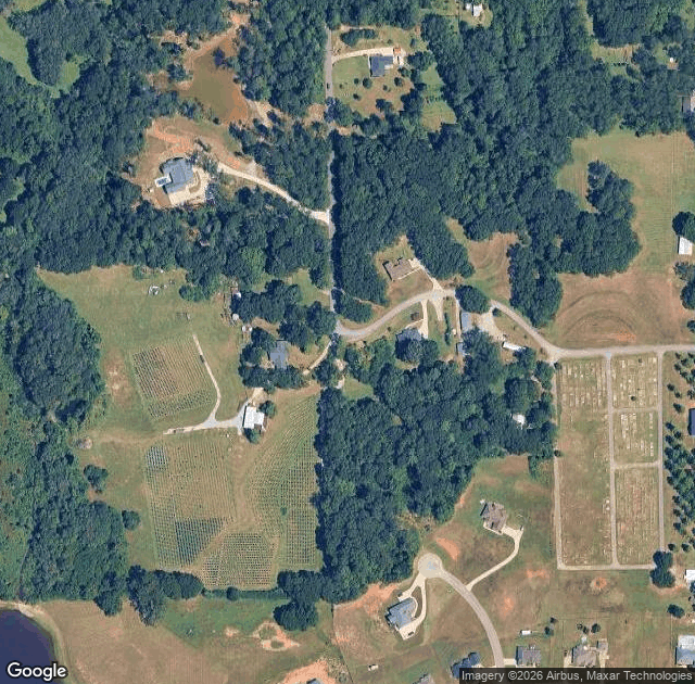 Aerial view of Neely Farms in Thorsby, AL