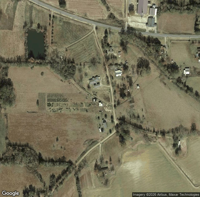 Aerial view of Old Days Farm in Winnsboro, LA