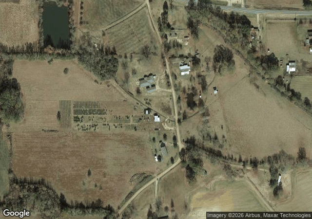 Aerial view of Old Days Farm in Winnsboro, LA