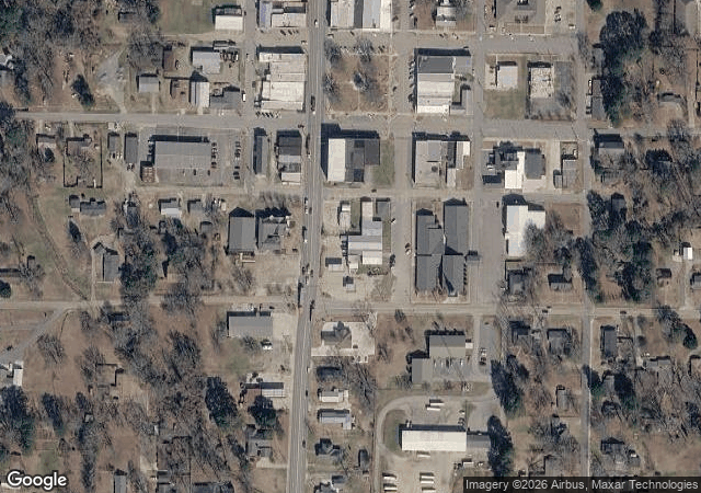 Aerial view of Old Milo Tree Farms & Pumpkin Patch in Hamburg, AR