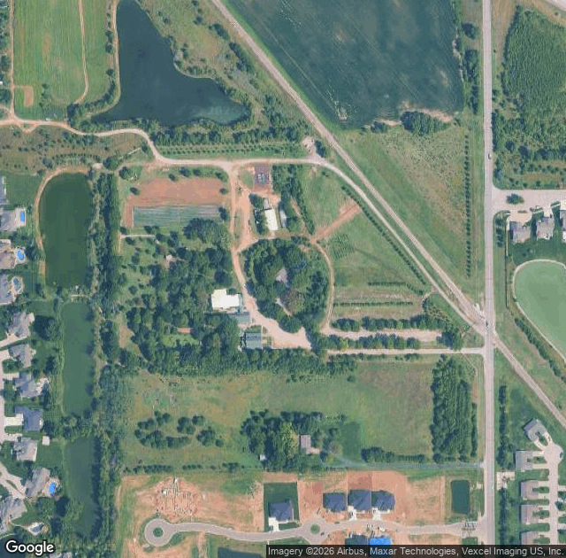 Aerial view of Prairie Pines in Maize, KS