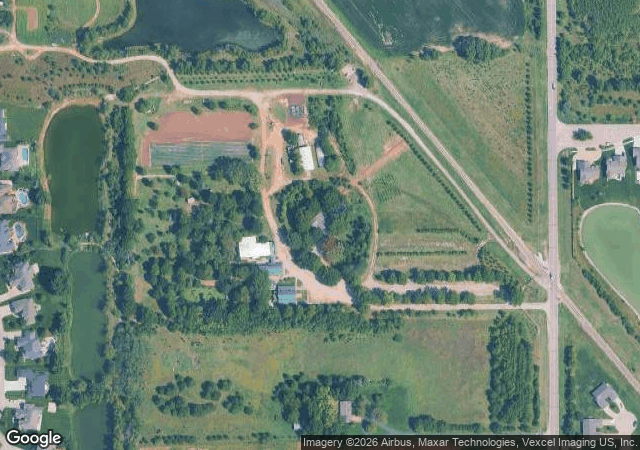 Aerial view of Prairie Pines in Maize, KS