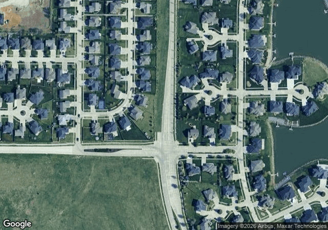 Aerial view of Prior Pines in Lincoln, NE