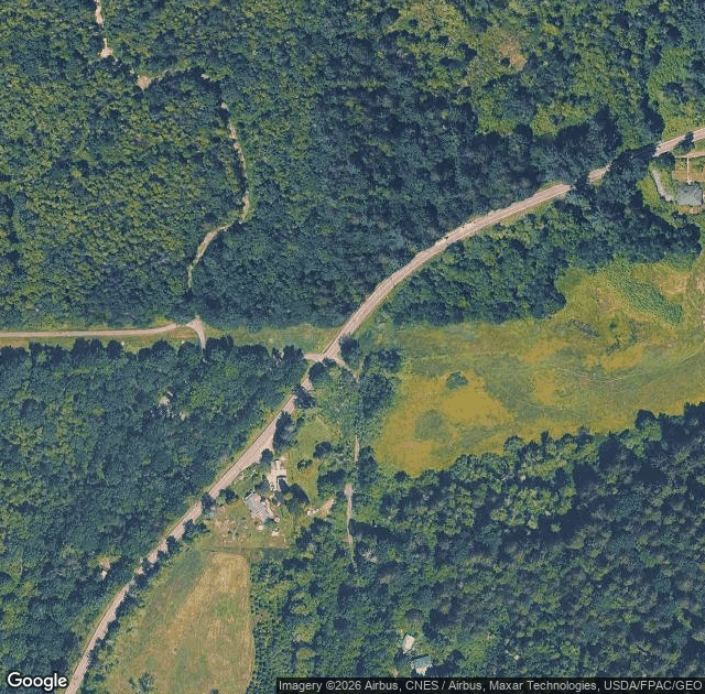 Aerial view of Promised Land U-Cut Christmas Trees in Snohomish, WA