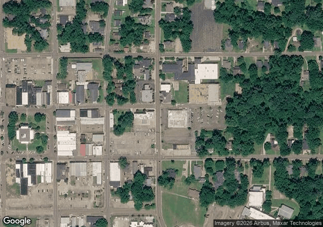 Aerial view of Red Bird Farms in Kosciusko, MS
