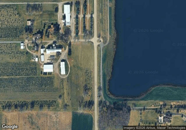 Aerial view of Richardson Adventure Farm in Spring Grove, IL