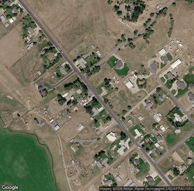 Aerial view of Robinson Sawmill and Tree Farm in Morgan, UT