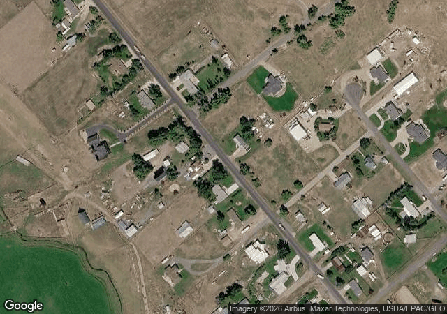 Aerial view of Robinson Sawmill and Tree Farm in Morgan, UT