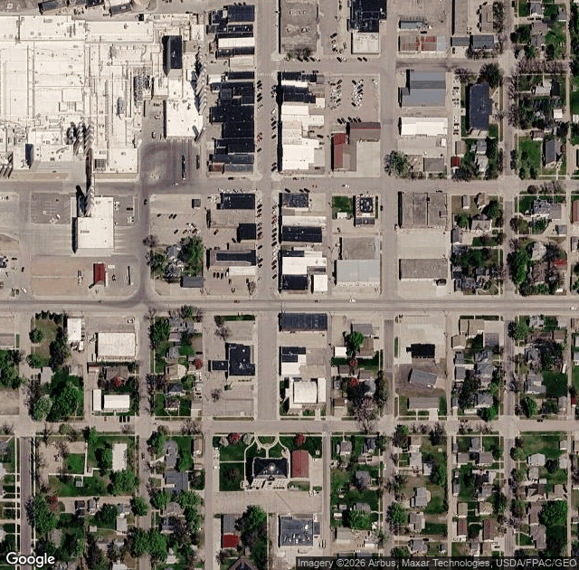 Aerial view of Rocky Gardens in Milbank, SD