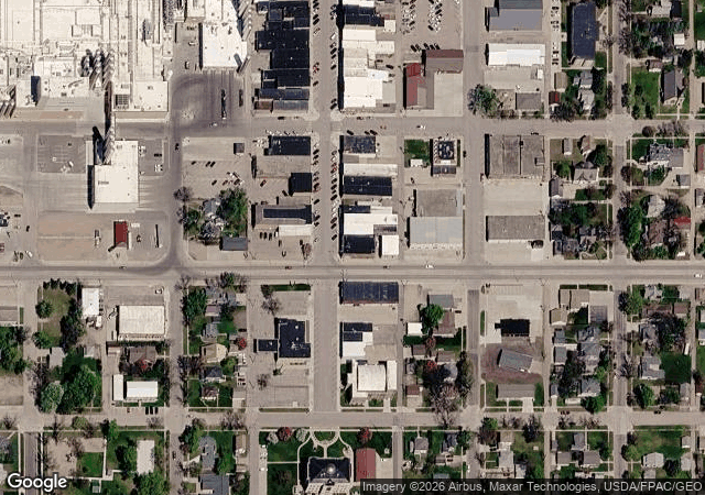 Aerial view of Rocky Gardens in Milbank, SD