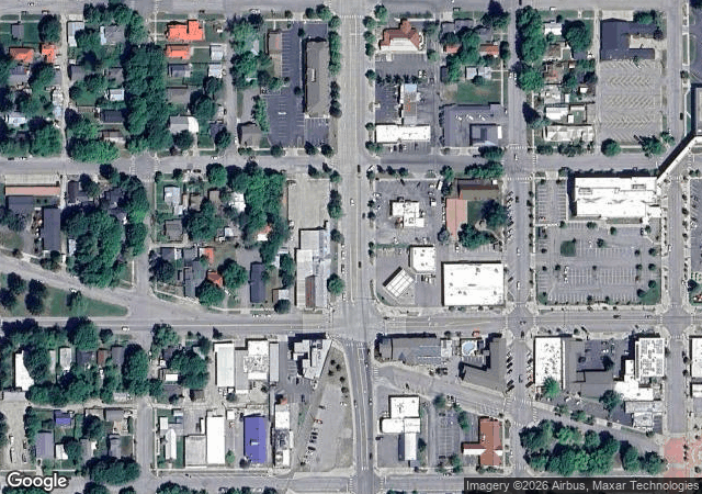 Aerial view of Sandpoint Ranch Tree Farm in Sandpoint, ID