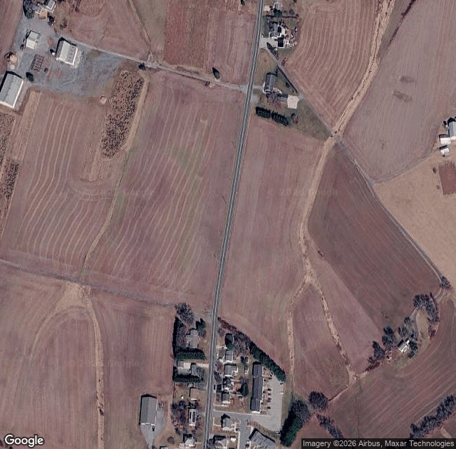 Aerial view of Sewell's Farm in Taneytown, MD