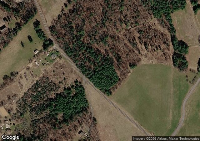 Aerial view of Shady Rest Tree Farm in Glendale Springs, NC
