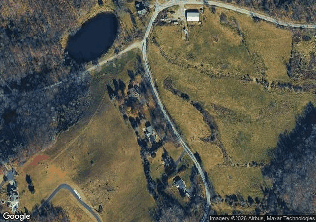 Aerial view of Shale Hills Farm in Sussex, NJ