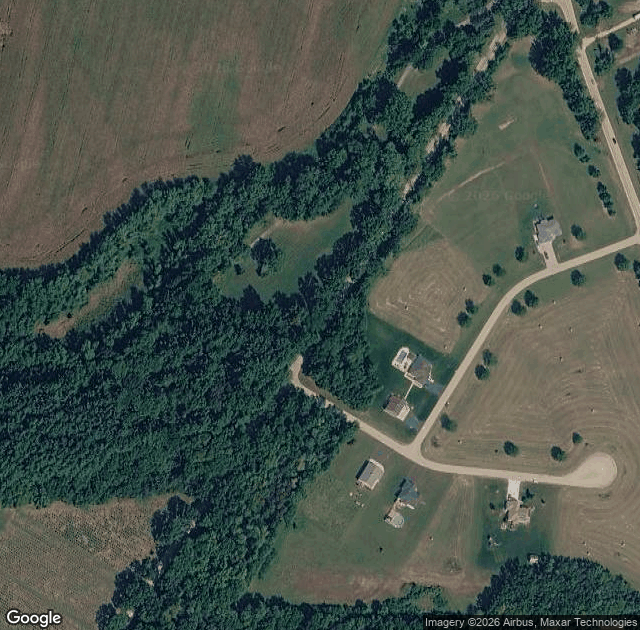 Aerial view of Sinnissippi Farm & Forest in Oregon, IL