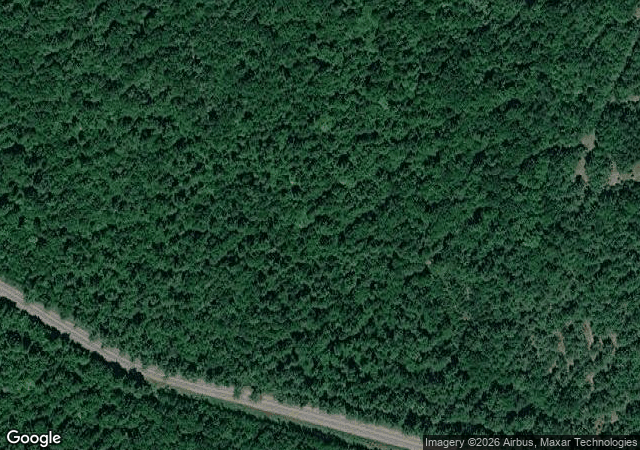 Aerial view of Spruce Mill Brook Christmas Tree Farm in Lewis, NY