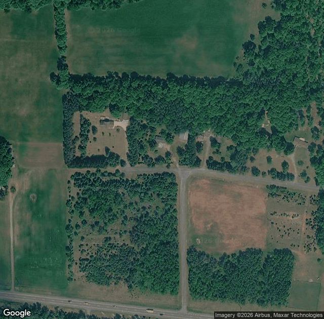 Aerial view of Spudberry Farms in Florence, WI