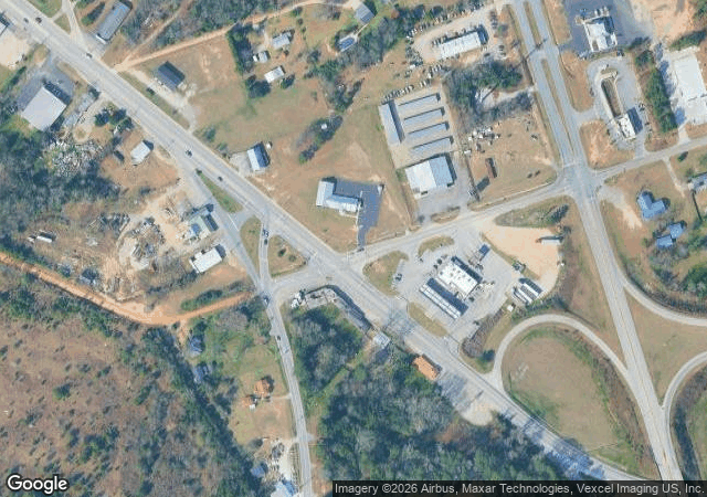 Aerial view of Still Creek Tree Farm in Beech Island, SC