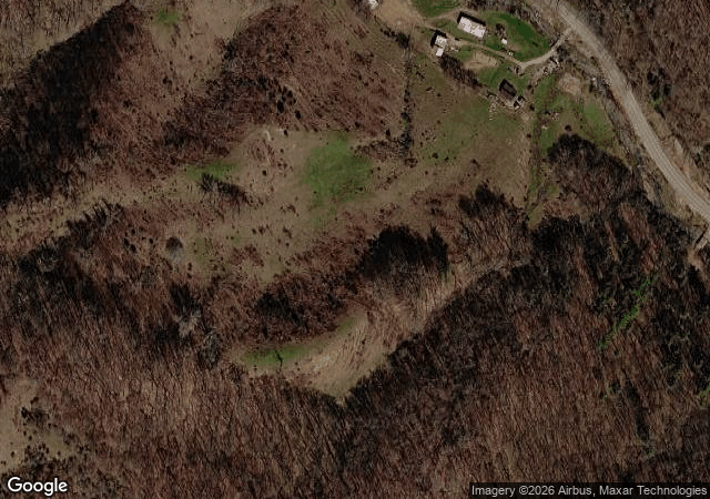Aerial view of Stone Mountain Farms in Trade, TN