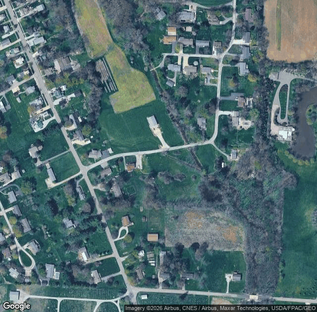 Aerial view of Stonehaven Tree Farm in Centerburg, OH