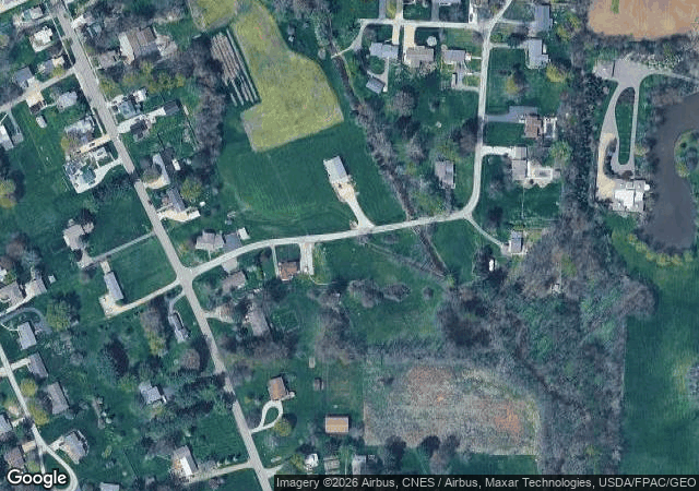 Aerial view of Stonehaven Tree Farm in Centerburg, OH