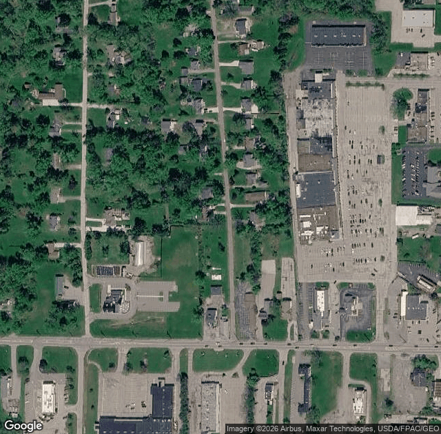 Aerial view of Sugar Pines Farm in Chesterland, OH