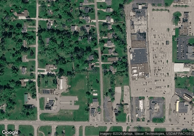 Aerial view of Sugar Pines Farm in Chesterland, OH
