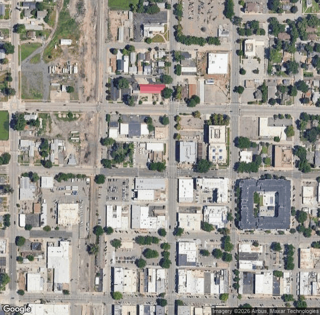 Aerial view of Summerhill Tree Farm in Loveland, CO