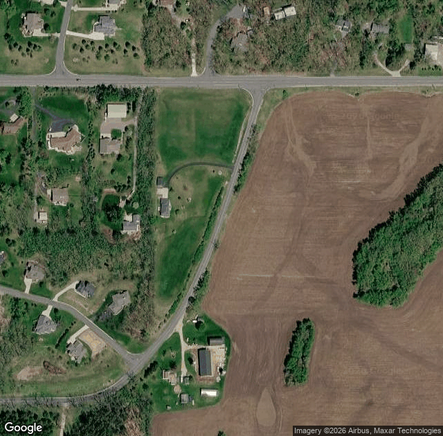 Aerial view of Summers Christmas Tree Farm in Middleton, WI