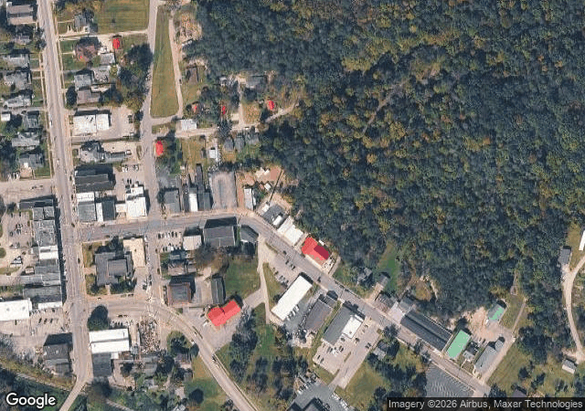 Aerial view of Sundance Farm in Irvine, KY
