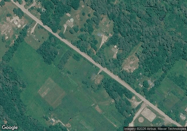 Aerial view of Third Stone Christmas Tree Farm in Barnstead, NH