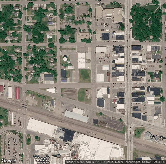 Aerial view of Turck's Trees in Litchfield, MN