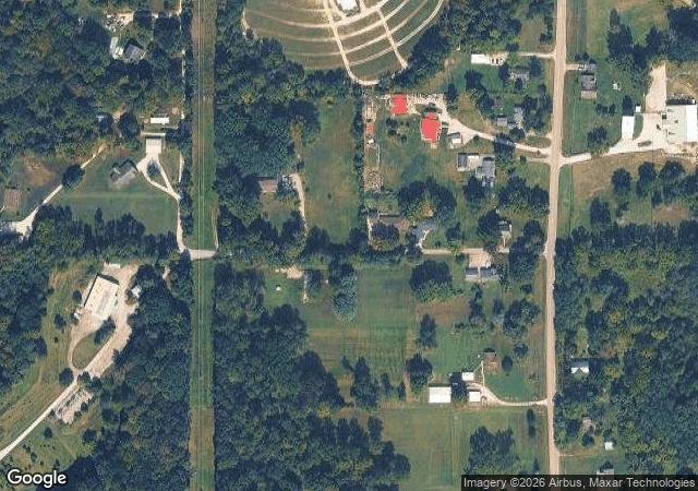 Aerial view of Twin H Tree Farms in Bloomington, IN