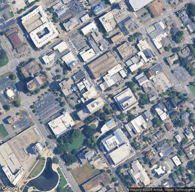Aerial view of Valley Christmas Tree Plantation in Huntsville, AL
