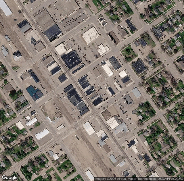 Aerial view of Wayne-N-Jean's Evergreens in Morris, MN