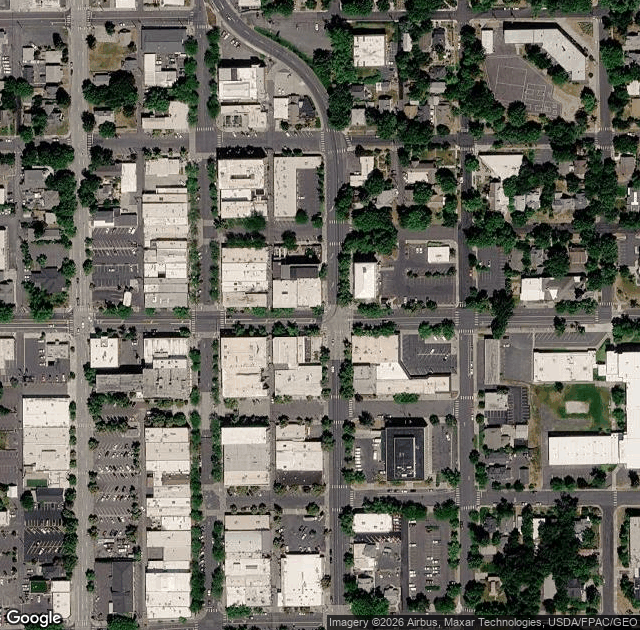 Aerial view of West Twin Trees Farm in Moscow, ID