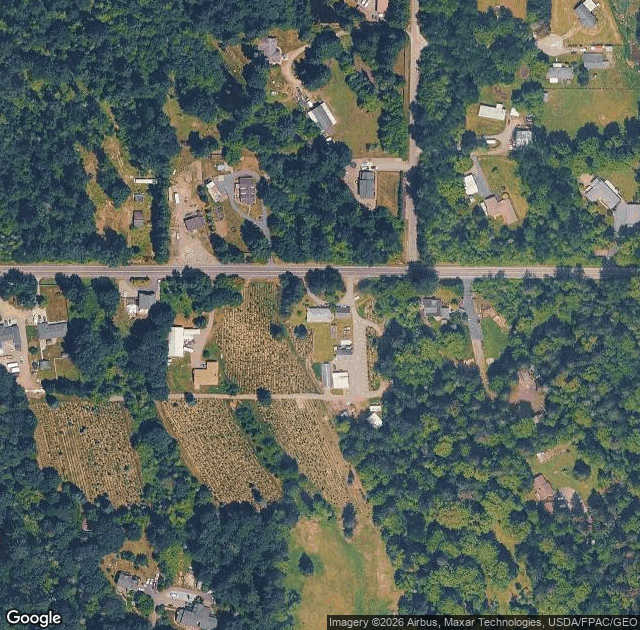 Aerial view of Wilson Hill Tree Farm in Maple Valley, WA