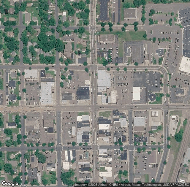 Aerial view of Wolcyn Tree Farms & Nursery in Cambridge, MN