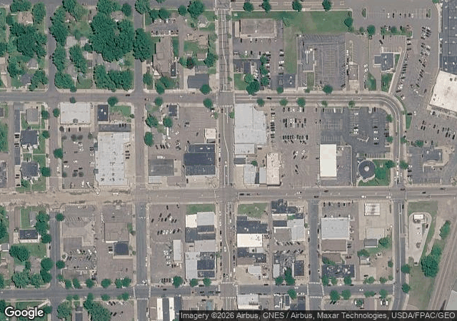 Aerial view of Wolcyn Tree Farms & Nursery in Cambridge, MN