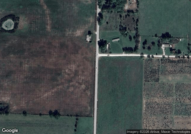 Aerial view of Wonderland Tree Farm in Pea Ridge, AR