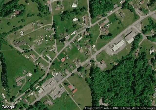 Aerial view of Yagel Poor Farm in Craigsville, WV